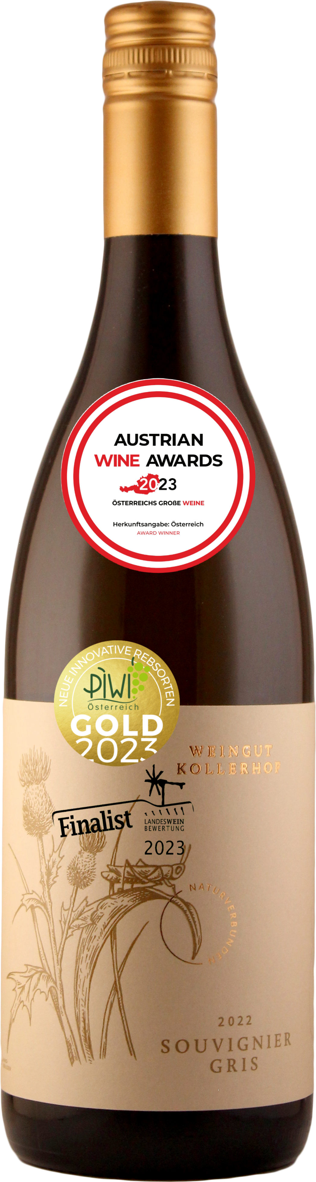 PIWI SOUVIGNIER GRIS 2022 Austrian WINE Awards SIEGER