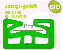 Heftklammer "Green-Line" biologisch abbaubar 17mm