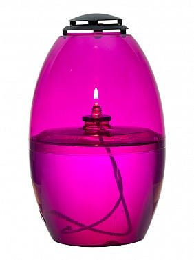 Mondlampe violett 1,5 Lt. (Flüssigwachskerze)