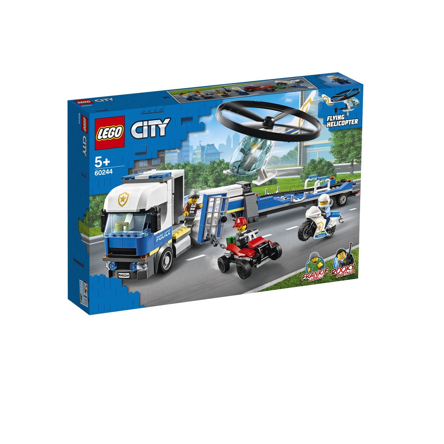 LEGO®, 60244 Polizeihubschrauber-Transport, City, 60244