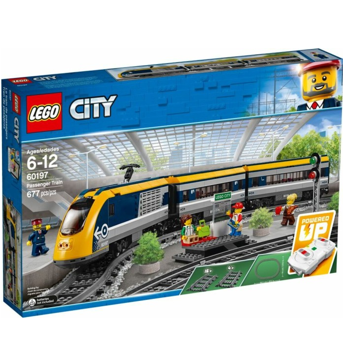 LEGO®, 60197, Personenzug, LEGO® City, 69x5x11 cm, 677 Teile