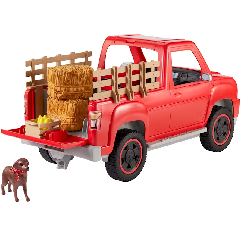 Barbie Spaß am Bauernhof Fahrzeug mit Puppe