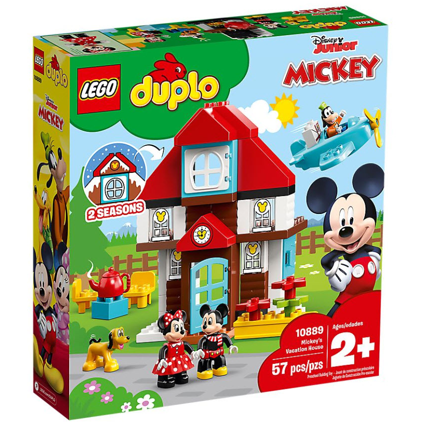 LEGO®, 10889, Mickys Ferienhaus, LEGO® DUPLO®, 35,4x37,8x9,4 cm