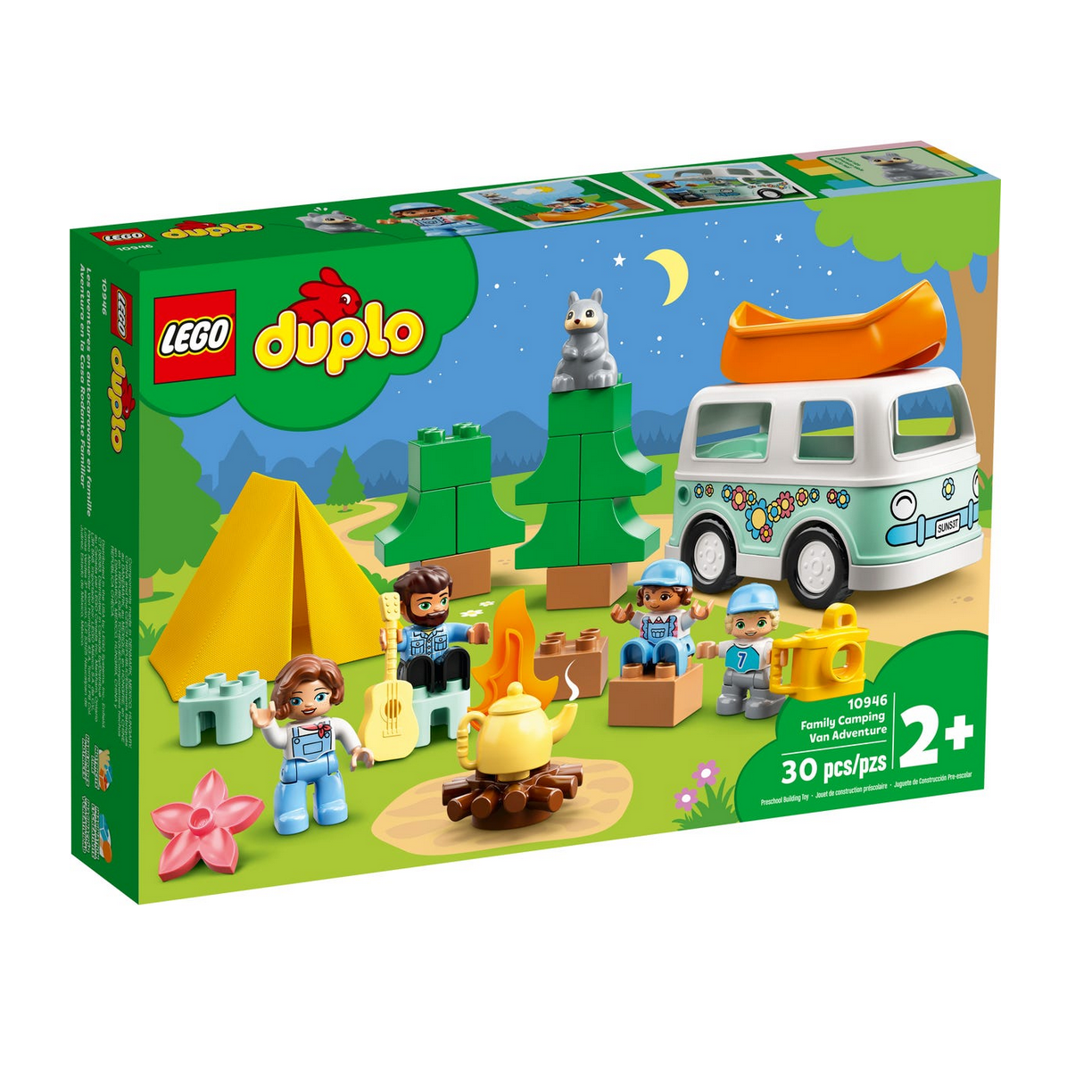 Lego® Duplo Familienabenteuer mit Campingbus 10946
