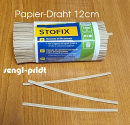 Stofix Papier-Draht geschnitten 12cm