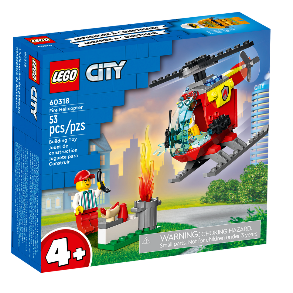 Lego® City Fire, Feuerwehrhubschrauber, 60318