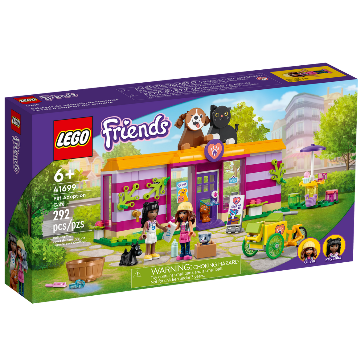 Lego® Friends, Tieradoptionscafé, 41699
