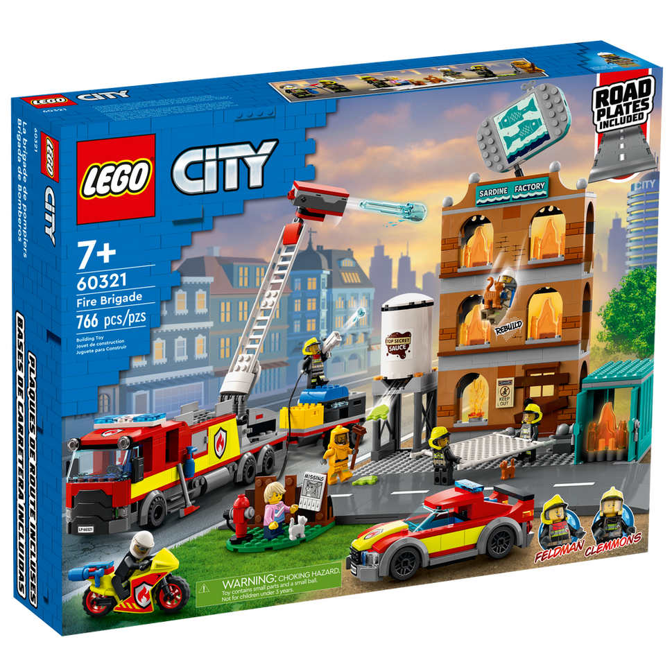 Lego® City Fire, Feuerwehreinsatz mit Löschtruppe, 60321