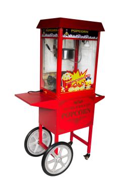 Popcorn Maschine mit Wagen